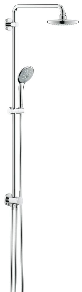 GROHE Euphoria System 180 Shower system with diverter for wall mounting — Chrome