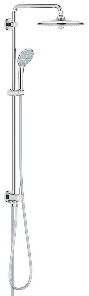 GROHE Euphoria System 260 Shower system with diverter for wall mounting — Chrome