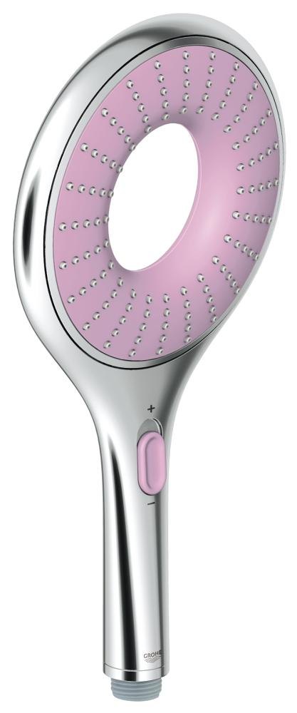 GROHE Rainshower Icon 150 Hand shower 2 sprays Pink — Chrome