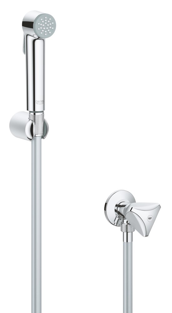 GROHE Tempesta F Trigger Spray 30 Wall holder set with angle valve 1 spray — Chrome