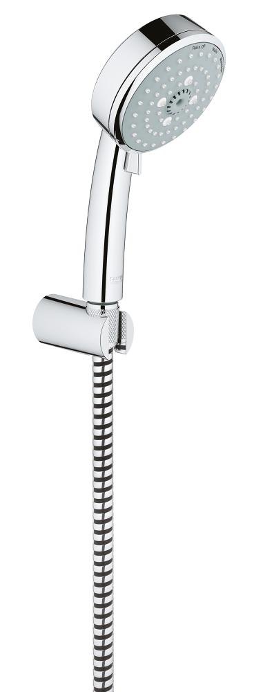 GROHE Tempesta Cosmopolitan 100 Wall holder set 3 sprays — Chrome