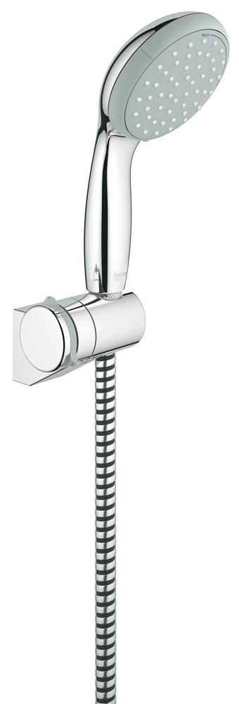 GROHE Tempesta 100 Wall holder set 2 sprays — Chrome