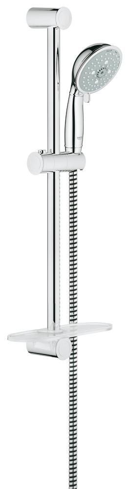 GROHE Tempesta Rustic 100 Shower rail set 4 sprays — Chrome