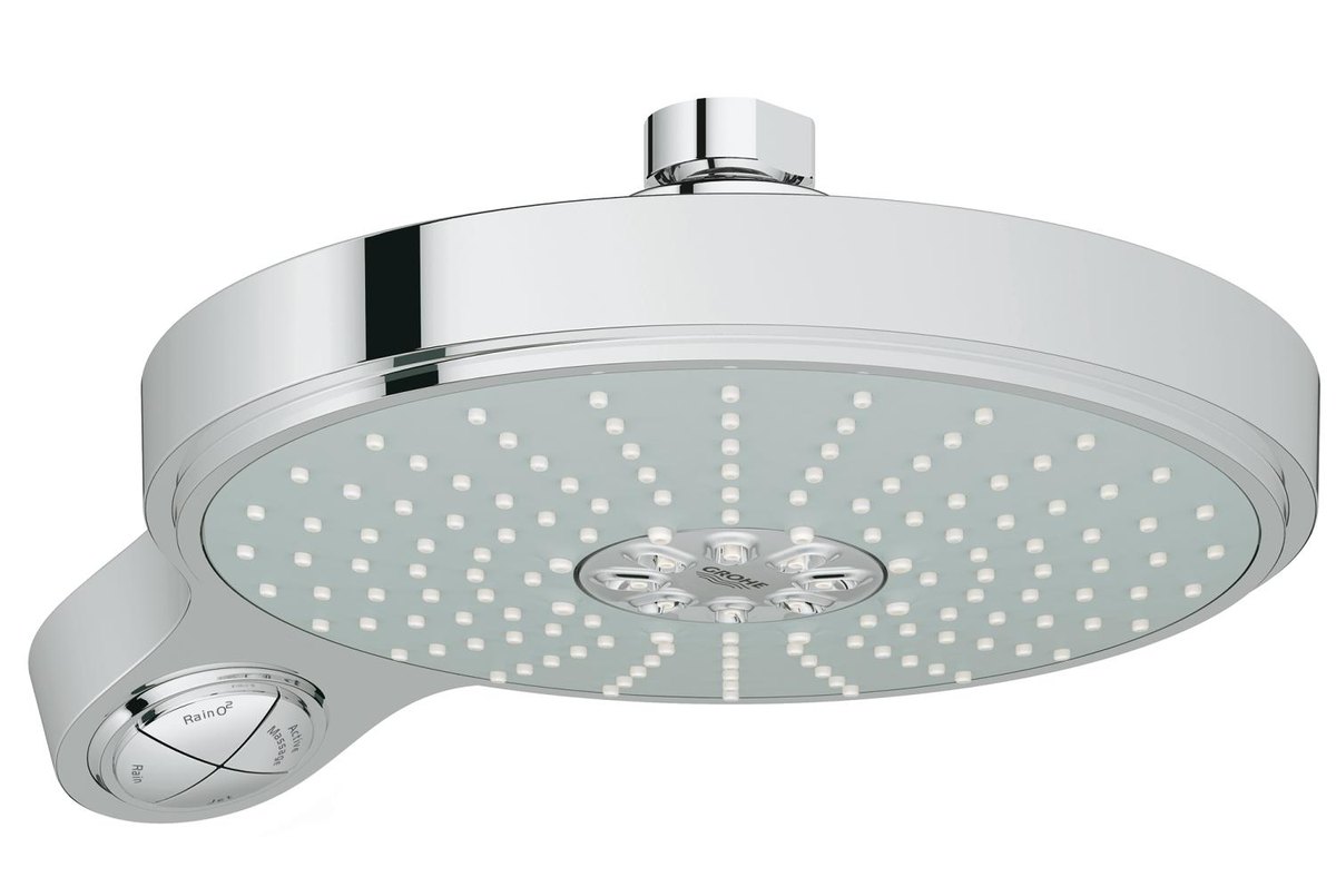 GROHE Power Soul Cosmopolitan 190 Head shower 4 sprays — Chrome