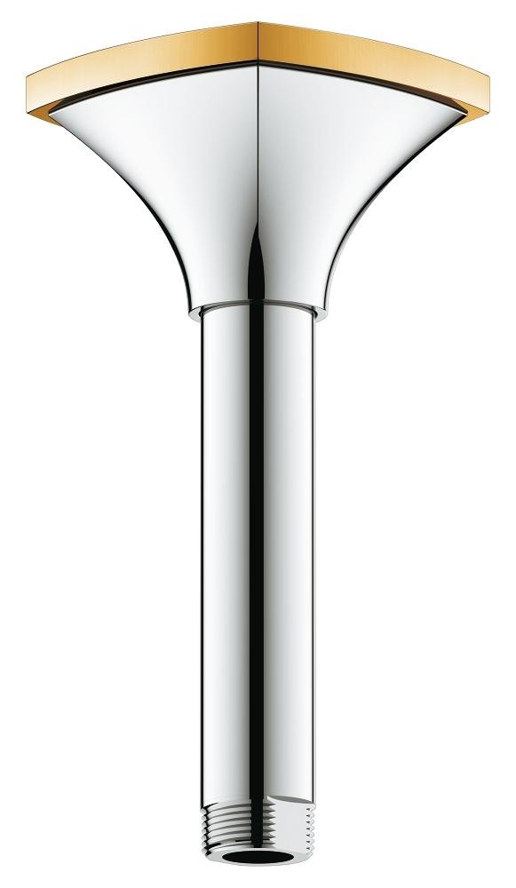 GROHE Rainshower Grandera Shower arm ceiling 142 mm — Chrome gold