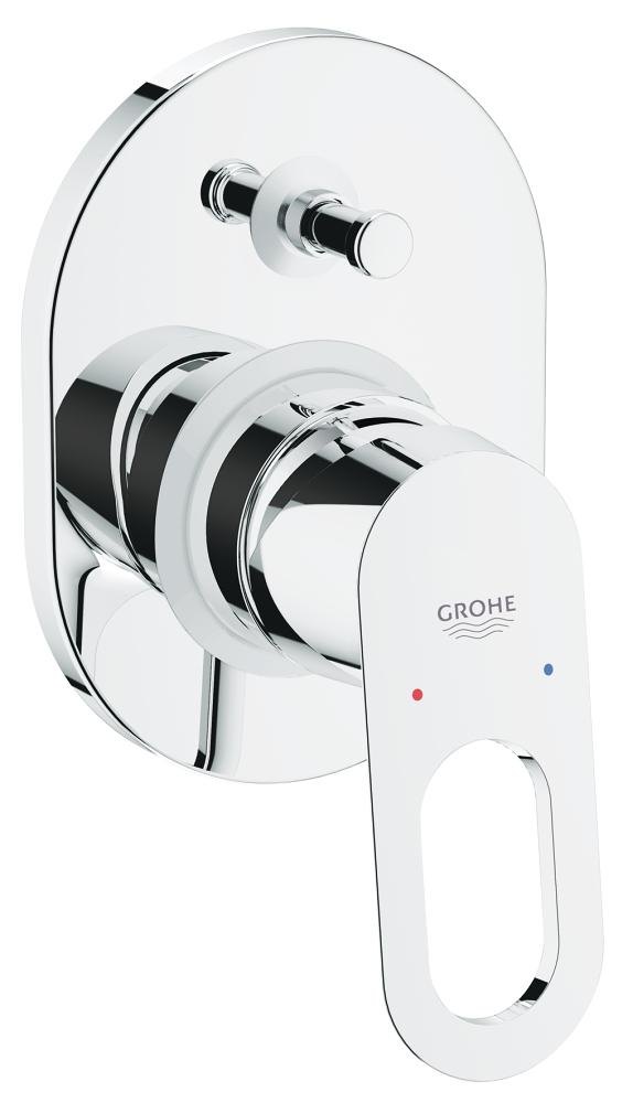 GROHE BauLoop Single lever bath mixer — Chrome