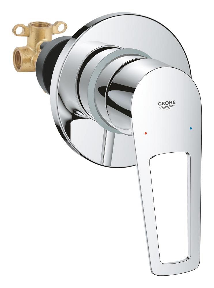 GROHE BauLoop Single lever shower mixer 1/2" — Chrome