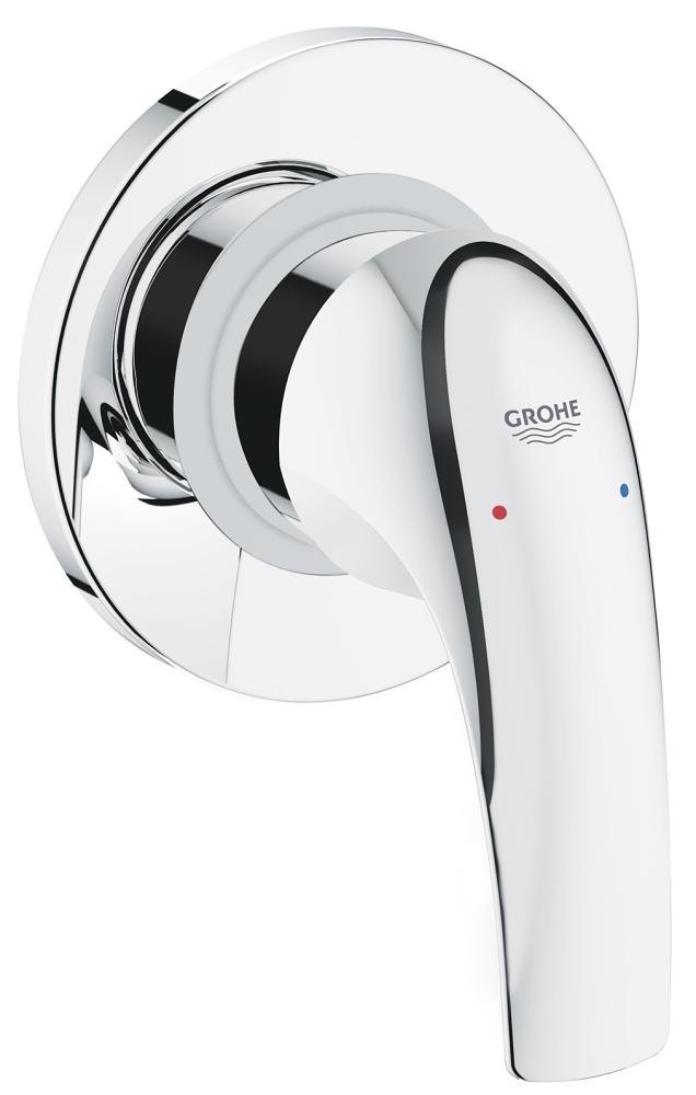 GROHE BauCurve Single lever shower mixer — Chrome