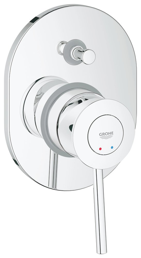 GROHE BauClassic Single lever bath mixer — Chrome
