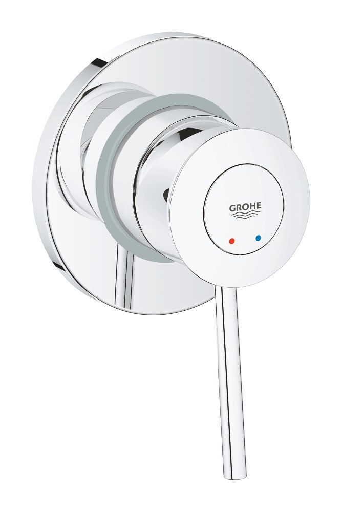 GROHE BauClassic Single lever shower mixer — Chrome