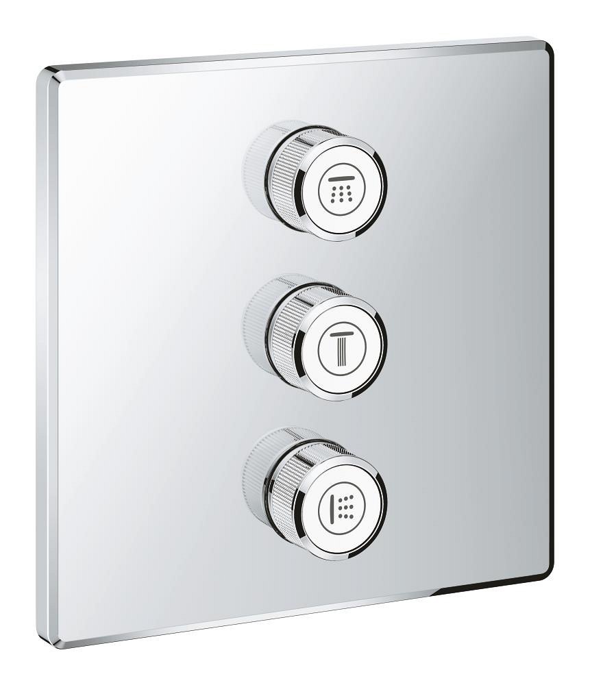 GROHE Grohtherm SmartControl Triple volume control trim — Chrome