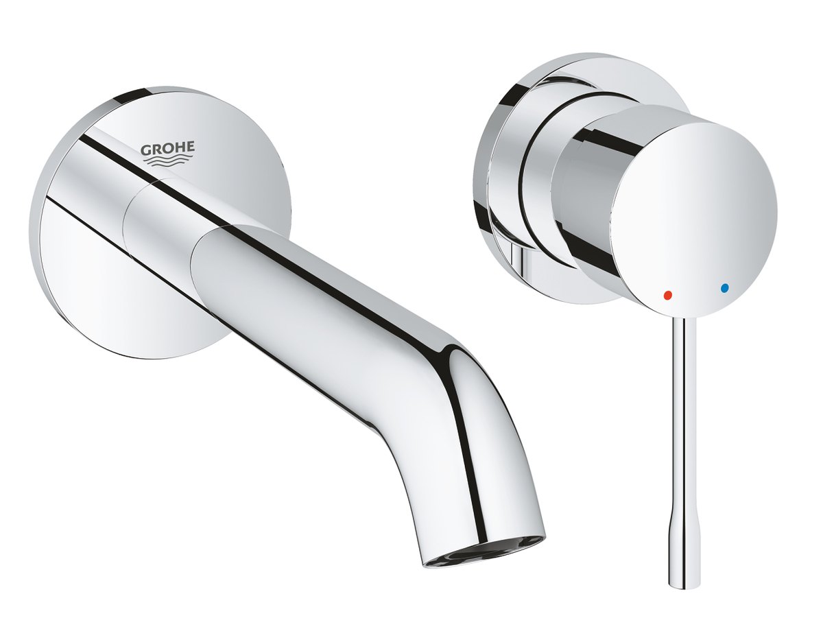 GROHE Essence Two hole basin mixer M Size M — Chrome
