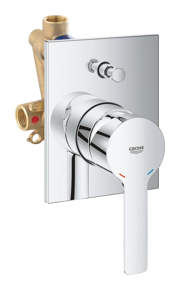 GROHE Lineare Bath shower mixer 1/2" — Chrome