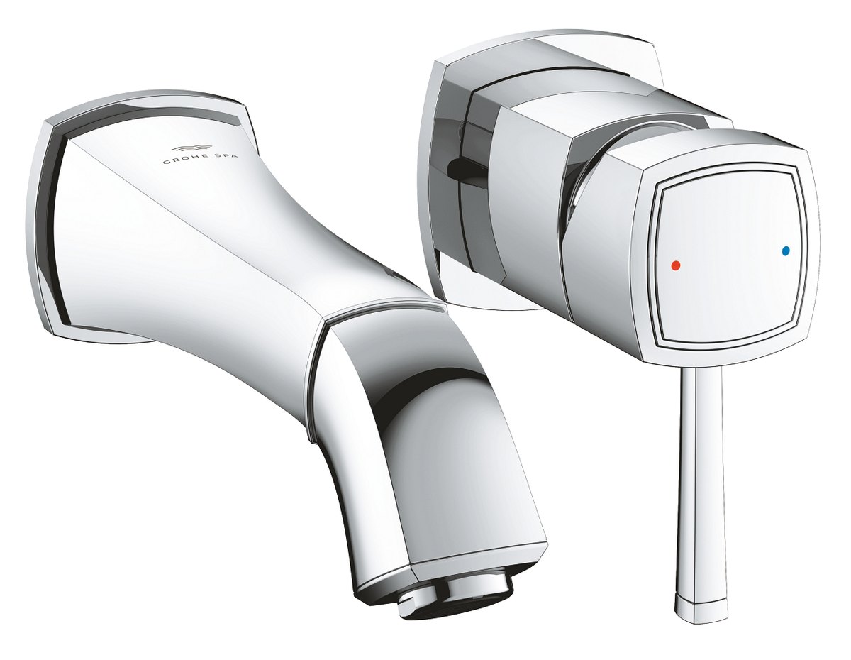 GROHE Grandera Two hole basin mixer M Size M — Chrome