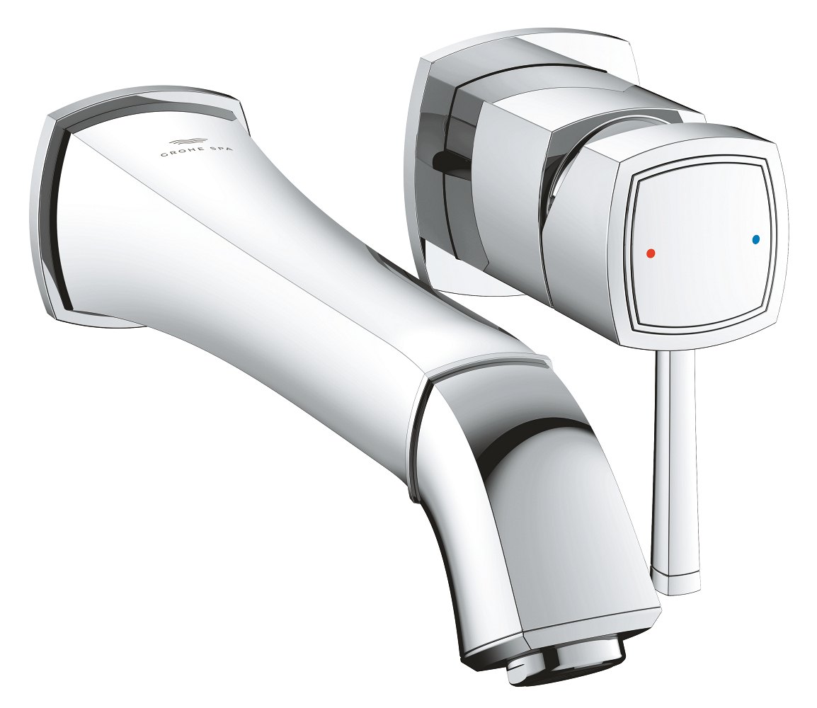 GROHE Grandera Two hole basin mixer L Size L — Chrome