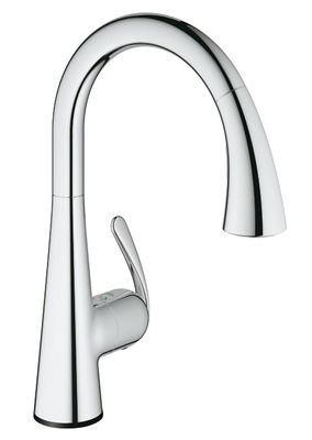 GROHE Zedra Touch Electronic single lever sink mixer 1/2" HIGH — Chrome