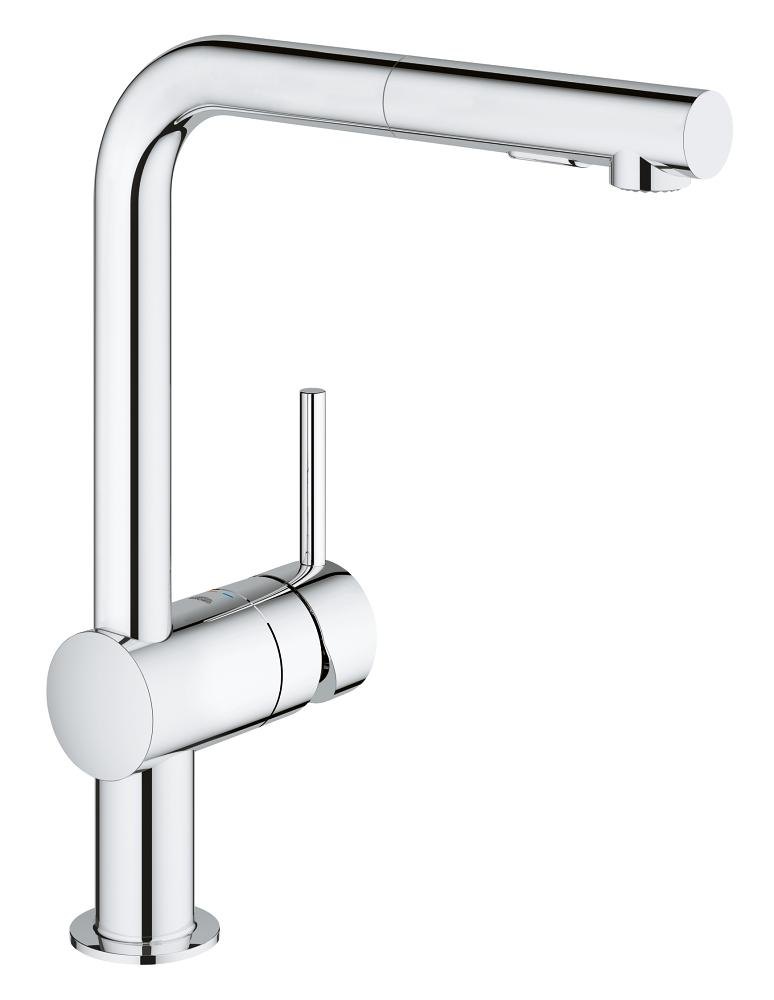 GROHE Minta Single lever sink mixer 1/2" HIGH — Chrome