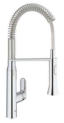 GROHE K7 Foot Control Electronic single lever sink mixer 1/2" MEDIUM — Chrome