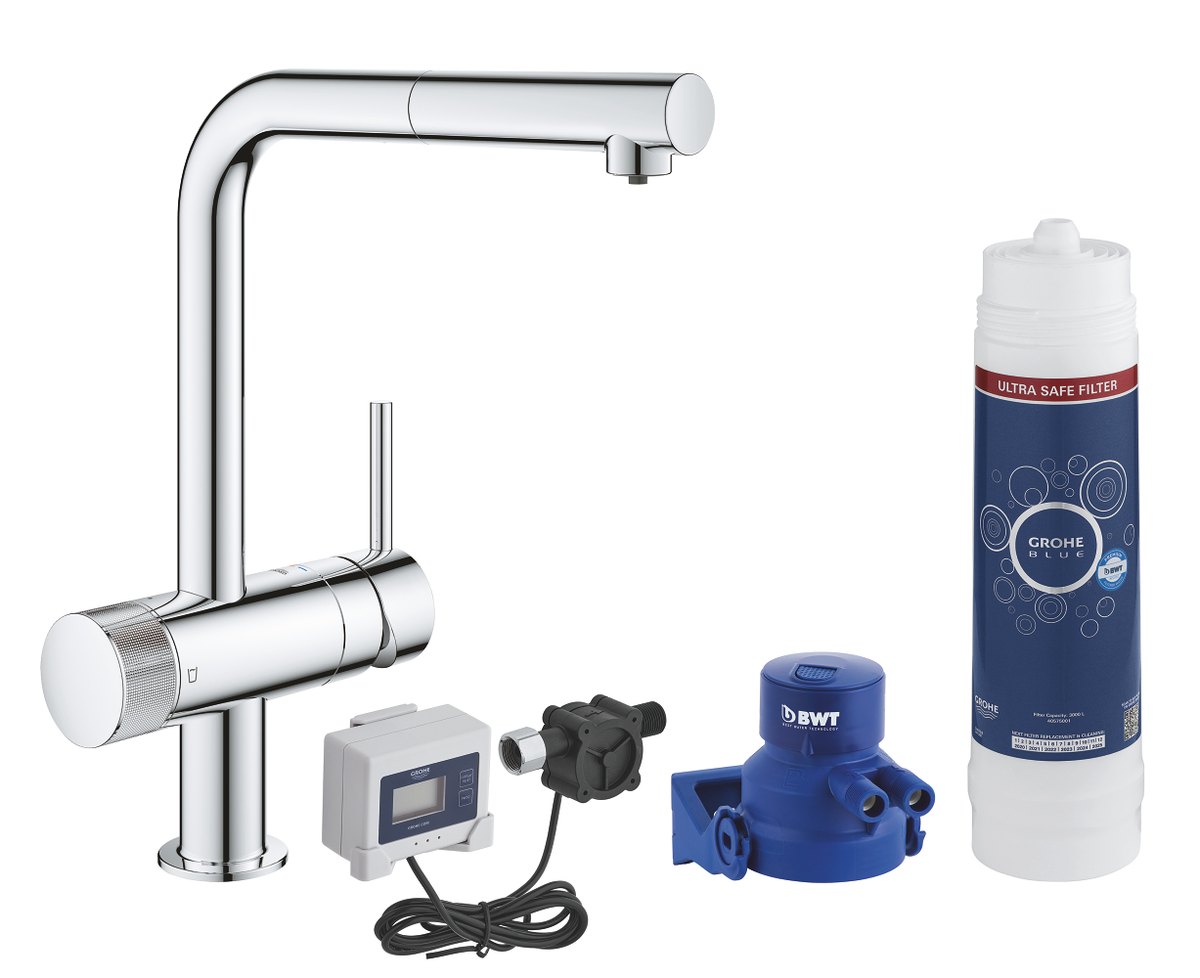 GROHE GROHE Blue Pure Minta Starter kit — Chrome