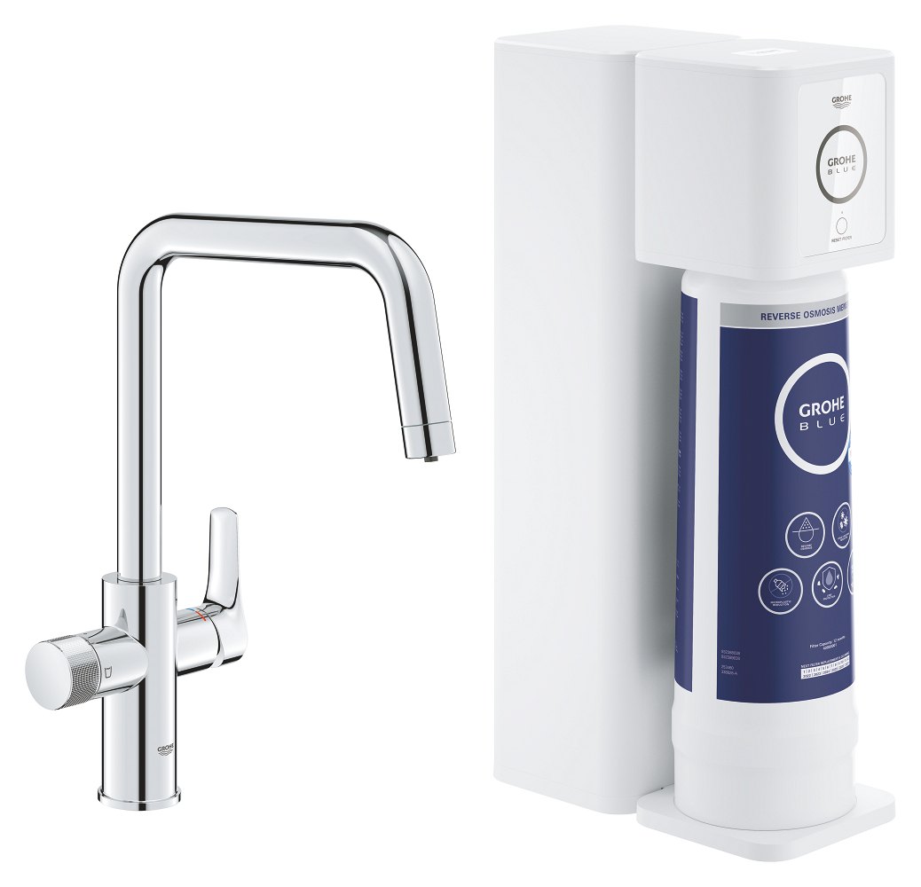 GROHE GROHE Blue Pure Eurosmart Starter kit with reverse osmosis filter — Chrome