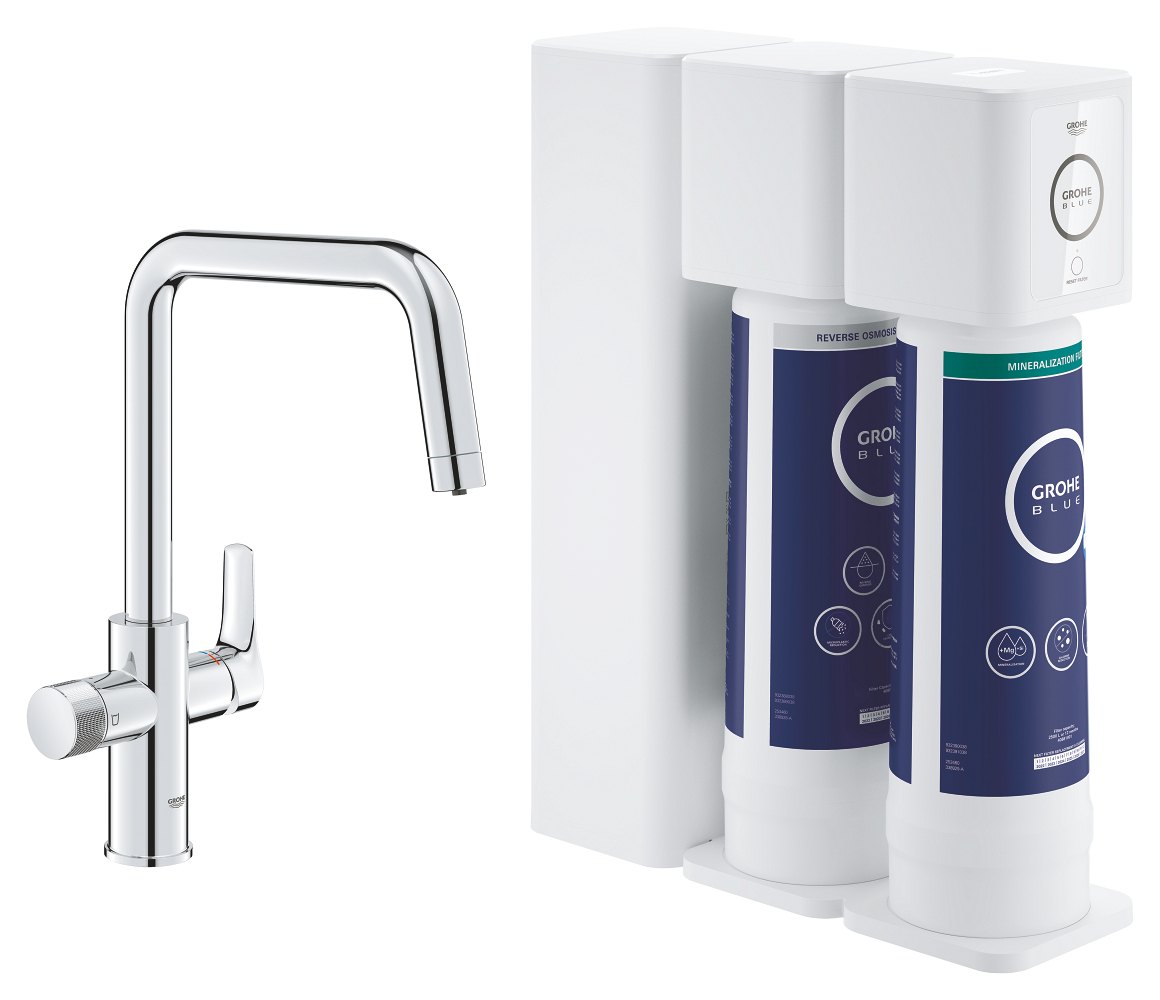 GROHE GROHE Blue Pure Eurosmart Starter kit with reverse osmosis mineralization filter — Chrome