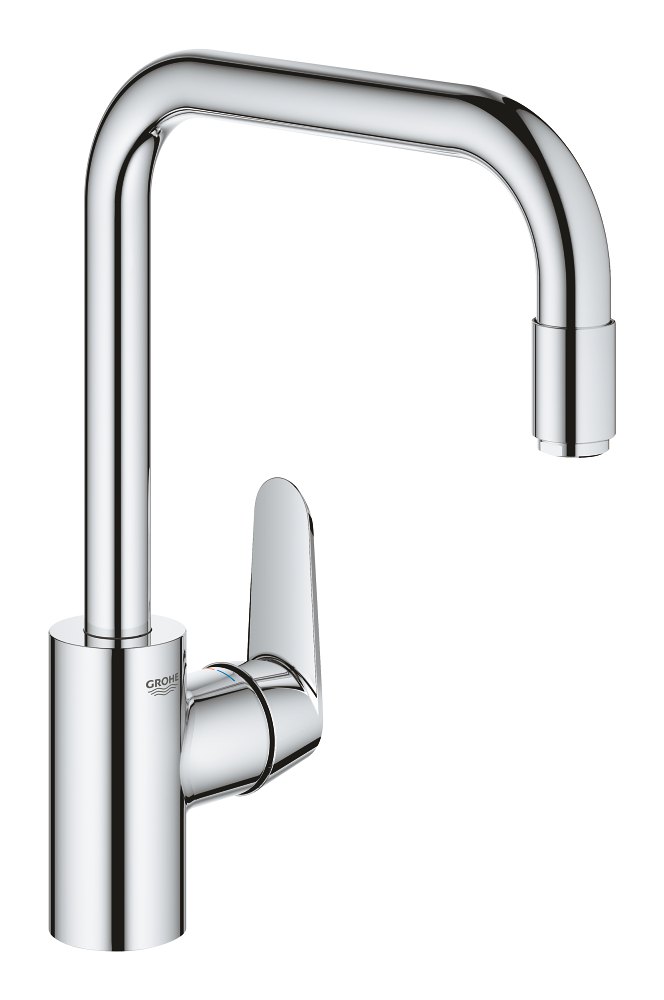 GROHE Eurodisc Cosmopolitan Single lever sink mixer 1/2" HIGH — Chrome