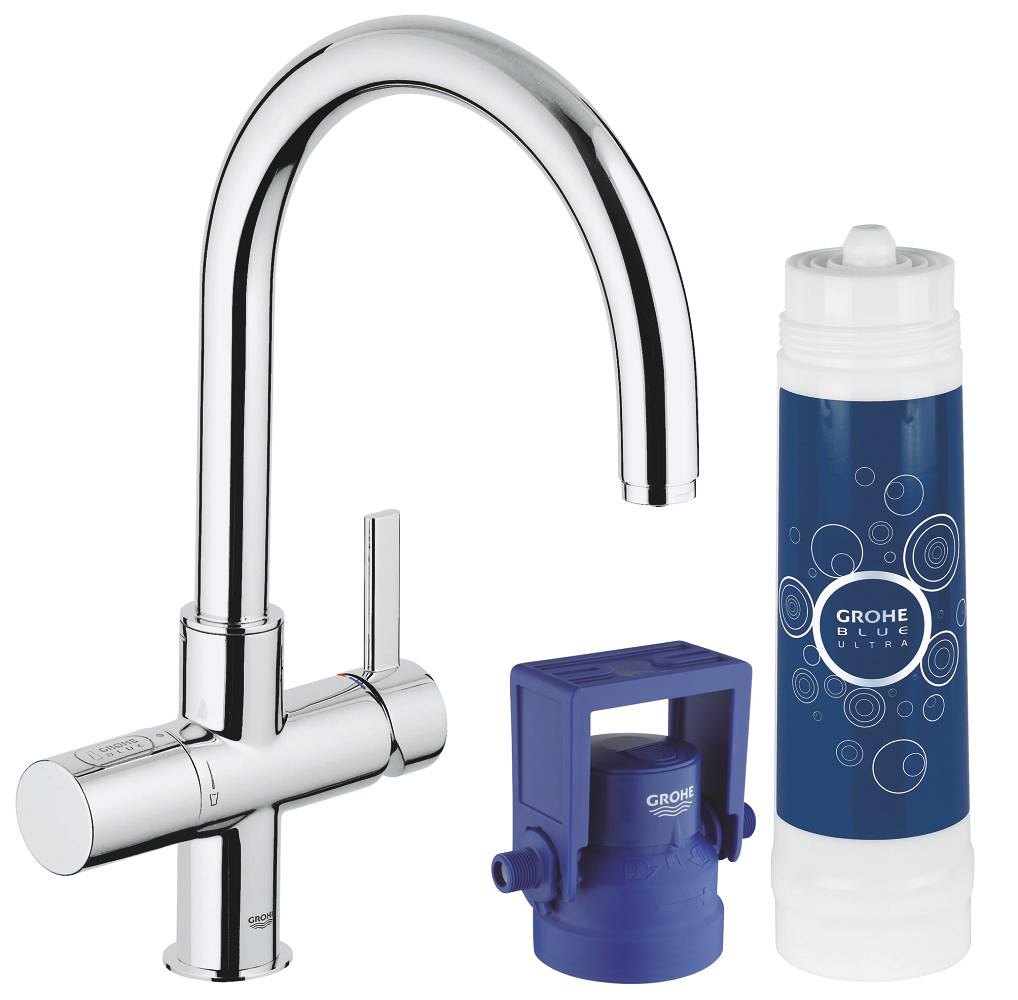GROHE GROHE Blue UltraSafe Pure Starter kit — Chrome