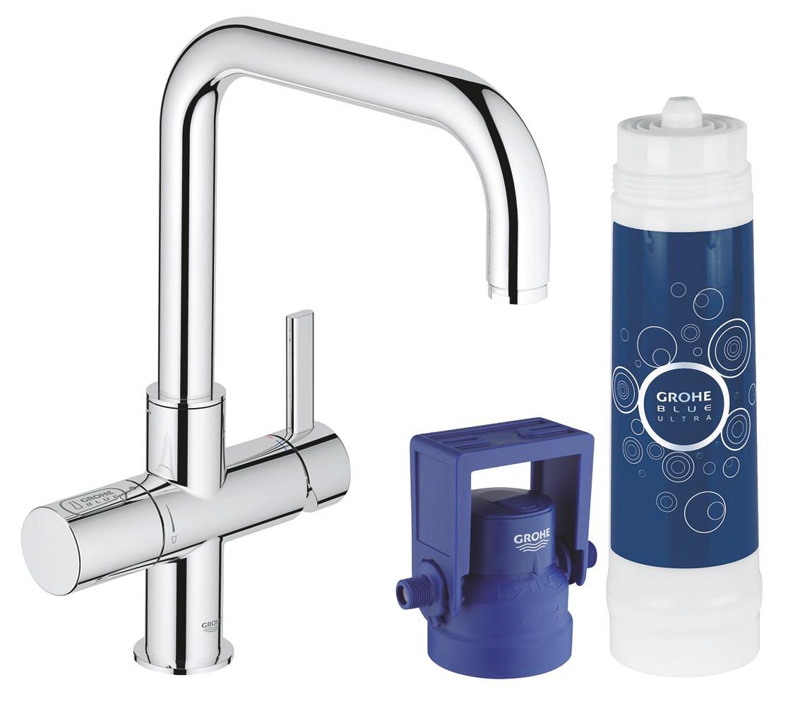 GROHE GROHE Blue UltraSafe Pure Starter kit — Chrome