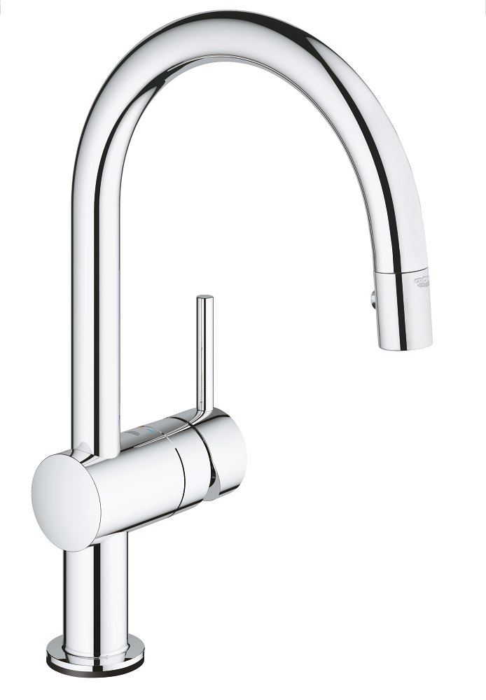 GROHE Minta Touch Electronic single lever sink mixer 1/2" HIGH — Chrome