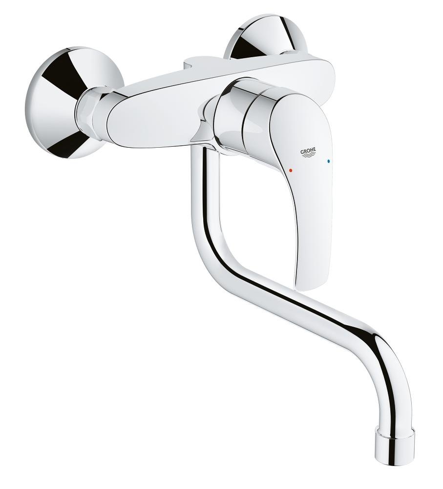 GROHE Eurosmart Single lever sink mixer 1/2" — Chrome