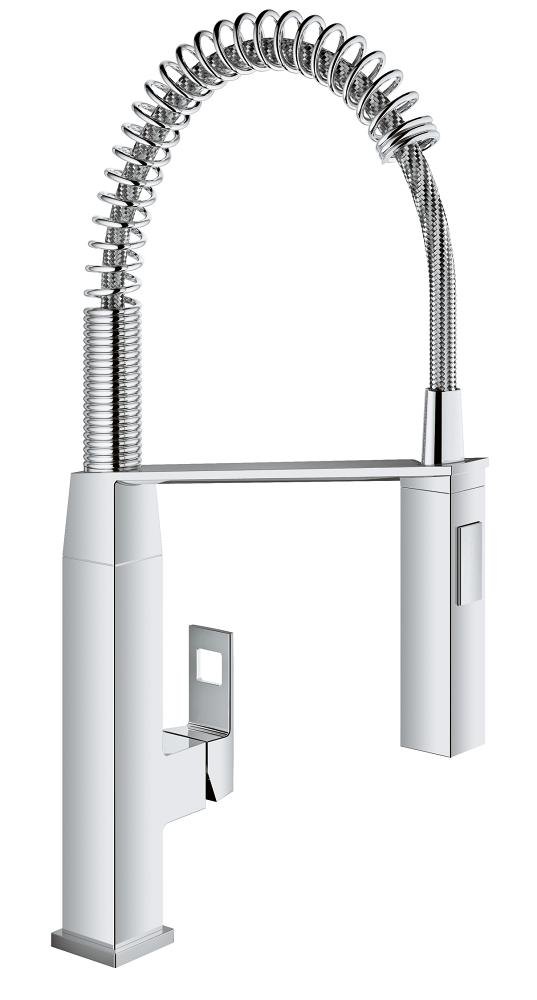 GROHE Eurocube Single lever sink mixer 1/2" HIGH — Chrome