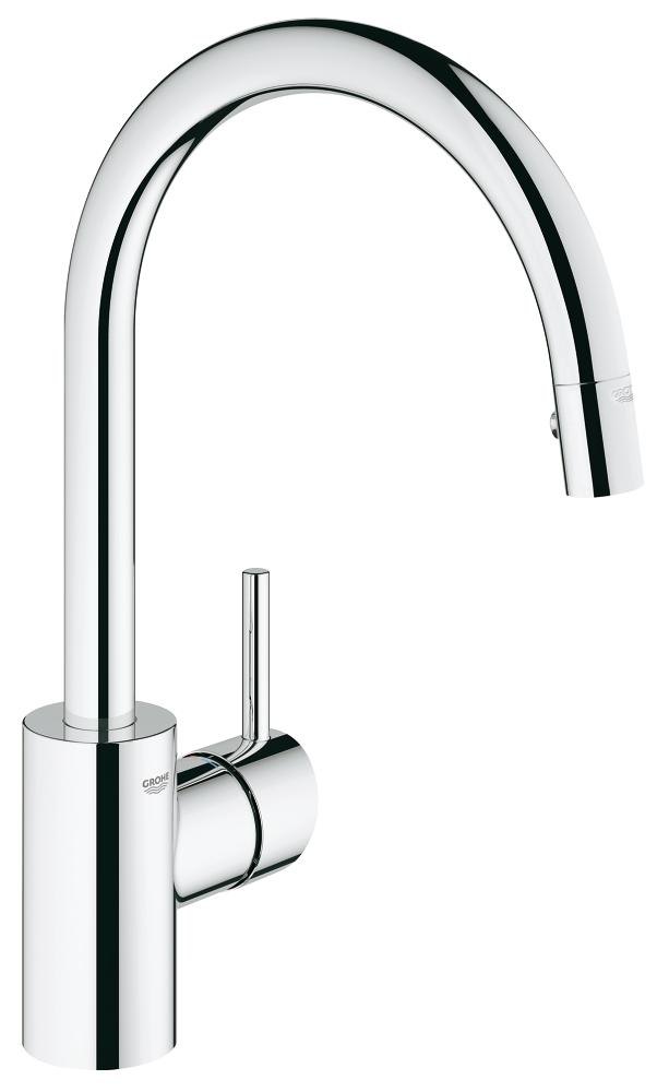 GROHE Concetto Single lever sink mixer 1/2" HIGH — Chrome