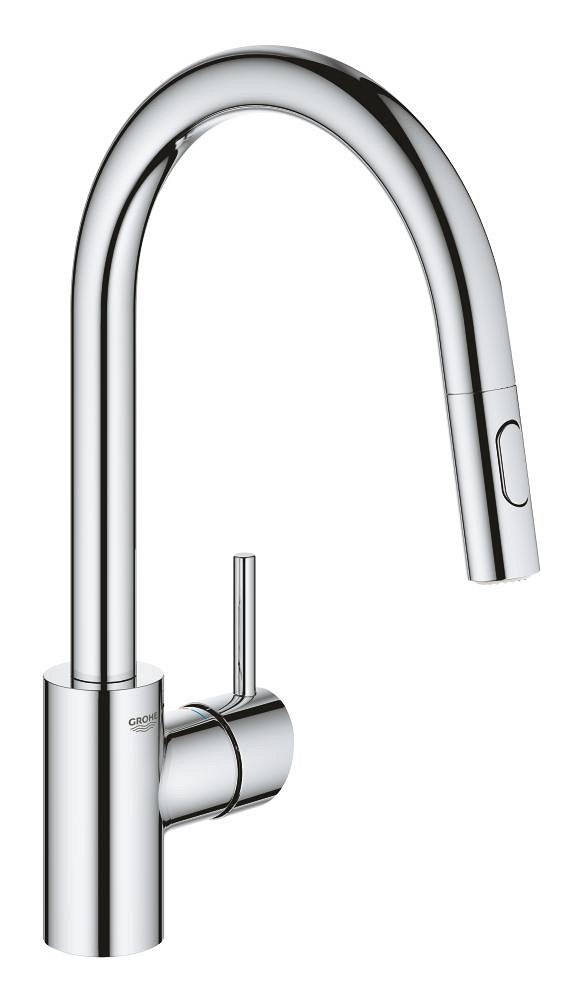 GROHE Concetto Single lever sink mixer 1/2" HIGH — Chrome
