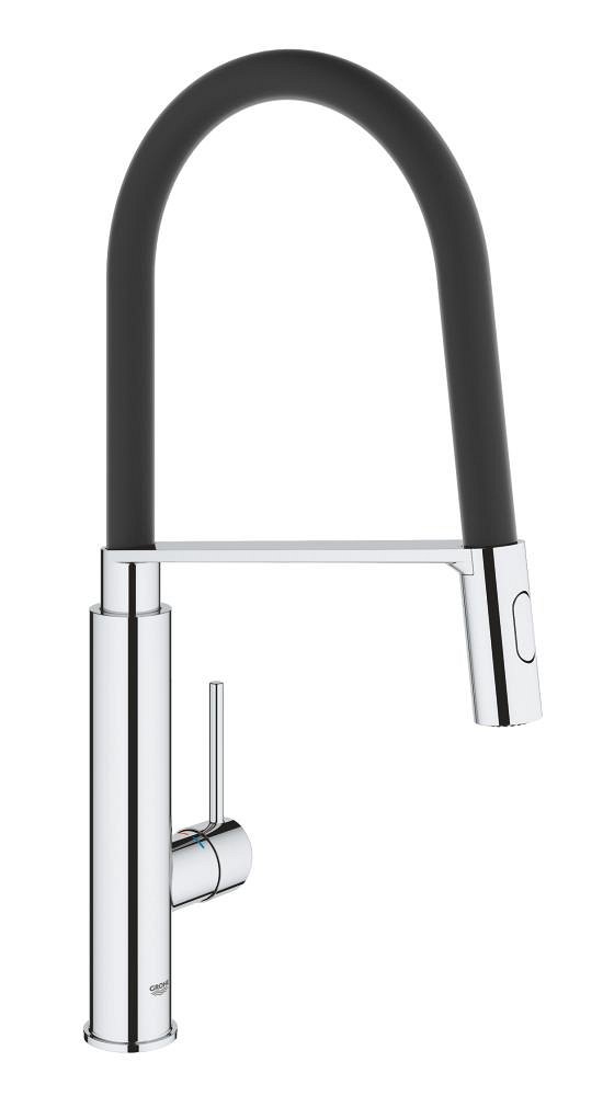 GROHE Concetto Single lever sink mixer 1/2" MEDIUM — Chrome