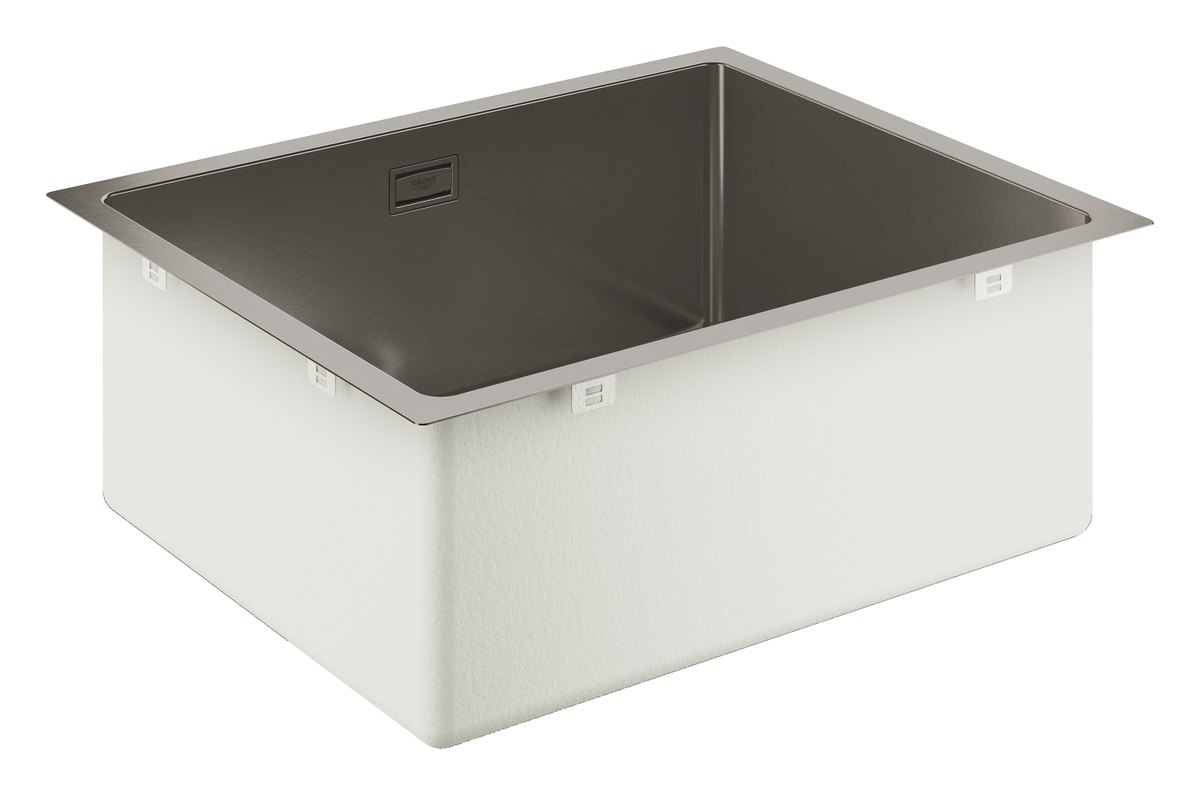 GROHE K700U Stainless steel sink — Brushed Hard Graphite