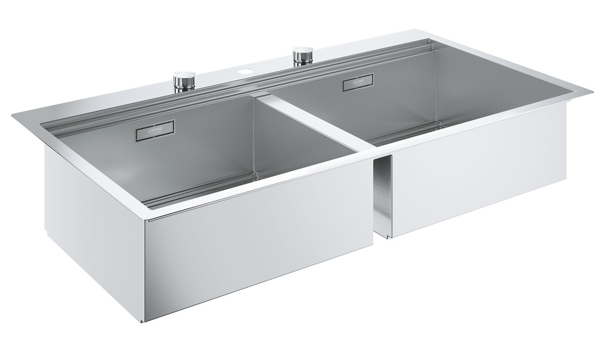 GROHE K800 Stainless steel sink — Stainless steel