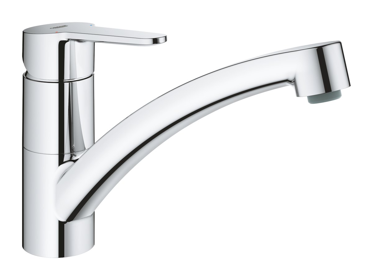 GROHE BauGo Single lever sink mixer 1/2" LOW — Chrome