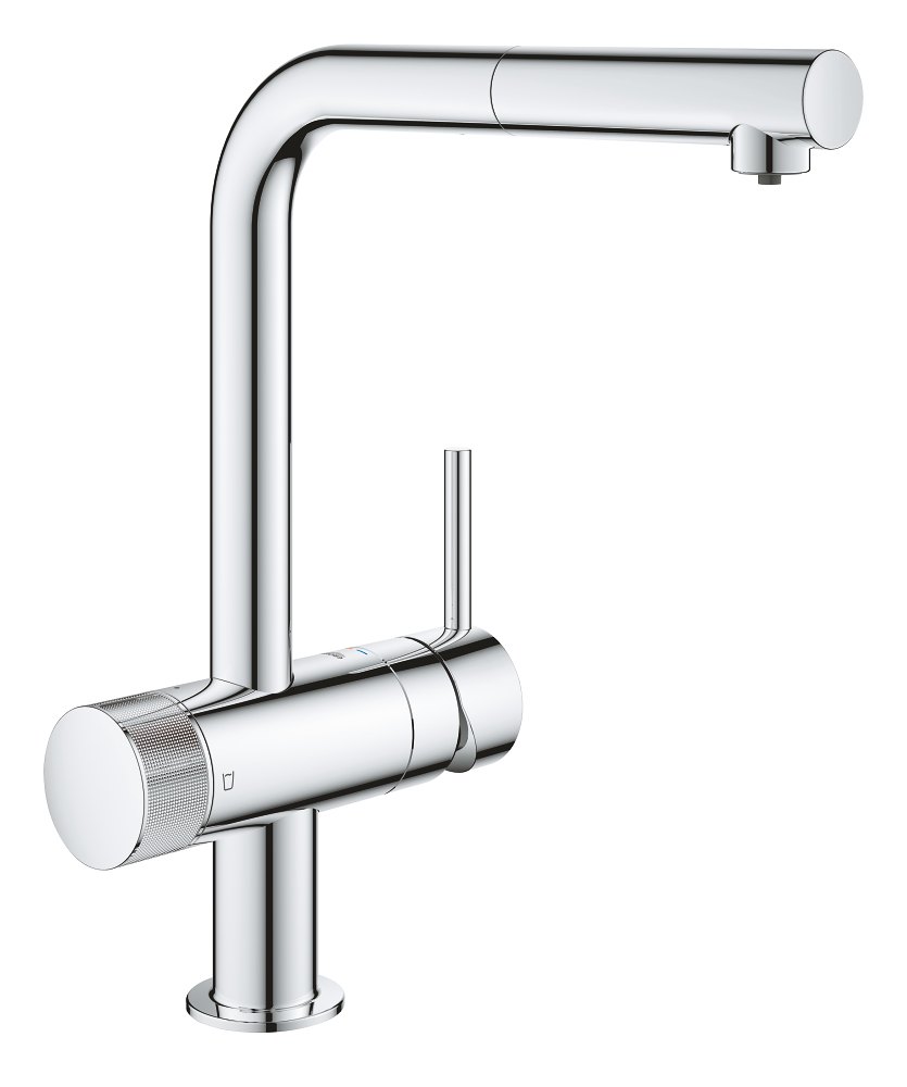 GROHE GROHE Blue Pure Minta Single lever sink mixer with filter function — Chrome