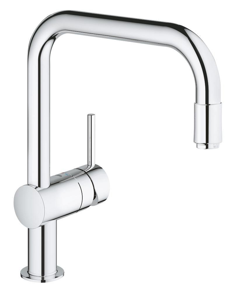 GROHE Minta Single lever sink mixer 1/2" HIGH — Chrome