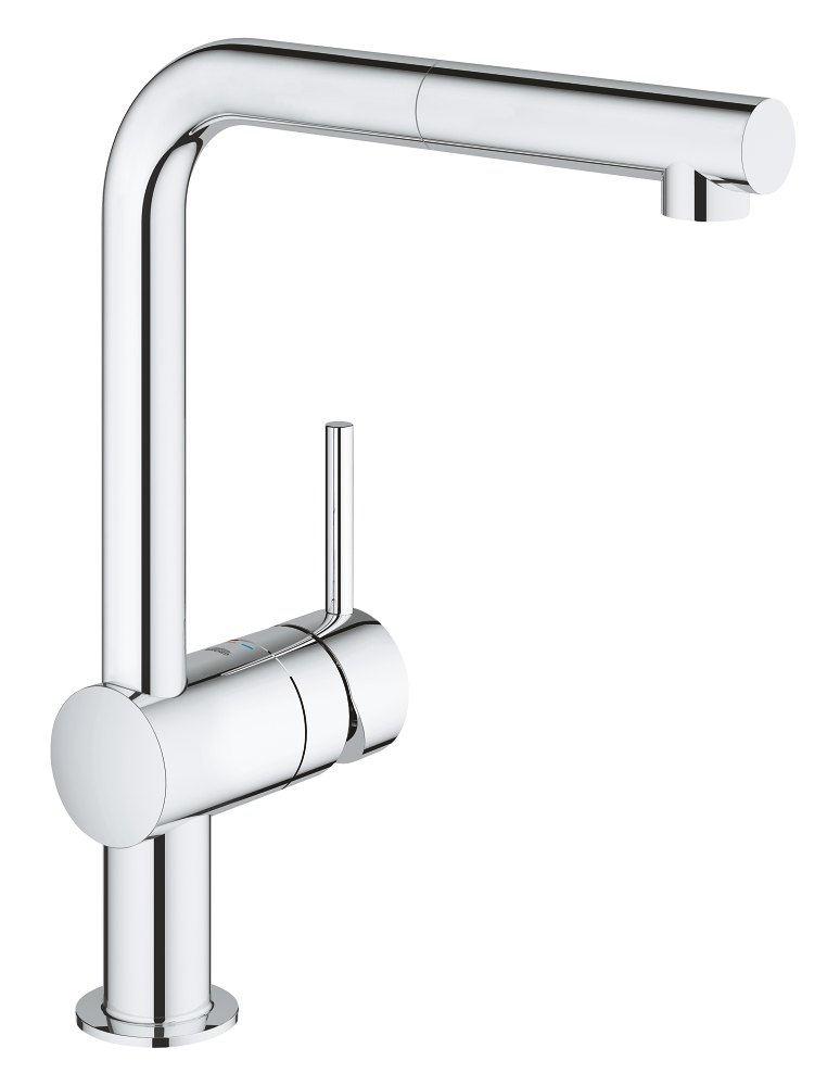 GROHE Minta Single lever sink mixer 1/2" HIGH — Chrome