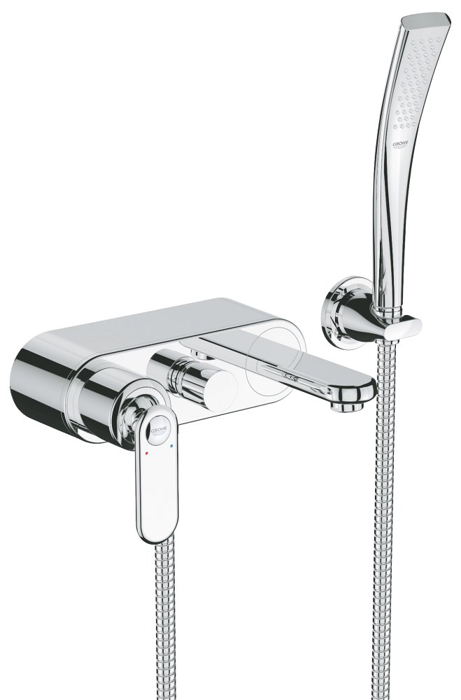 GROHE Veris Single lever bath mixer 1/2" — Chrome