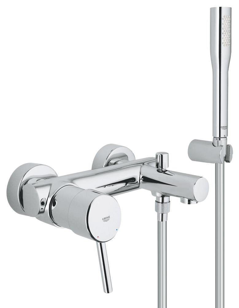 GROHE Concetto Single lever bath mixer 1/2" — Chrome