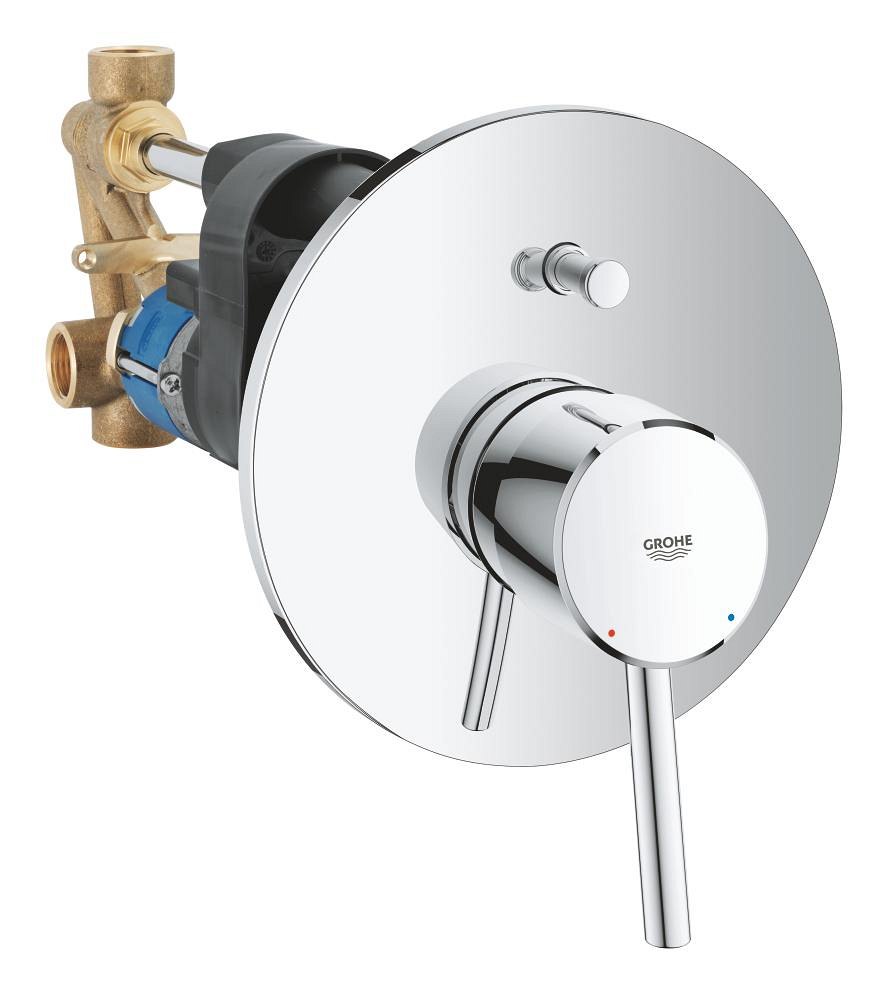 GROHE Concetto Single lever bath mixer 1/2" — Chrome