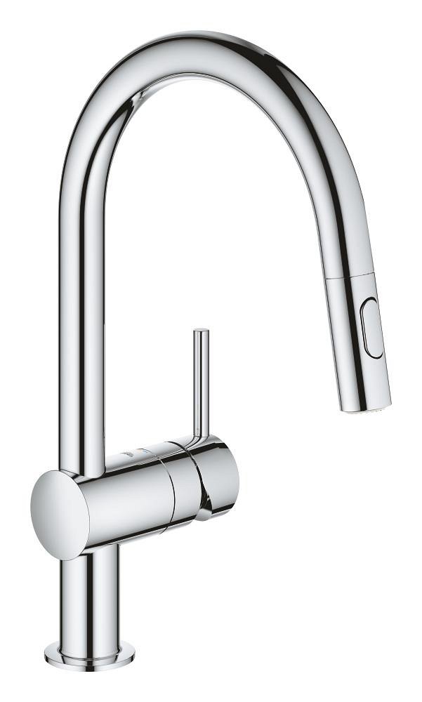 GROHE Minta Single lever sink mixer 1/2" HIGH — Chrome