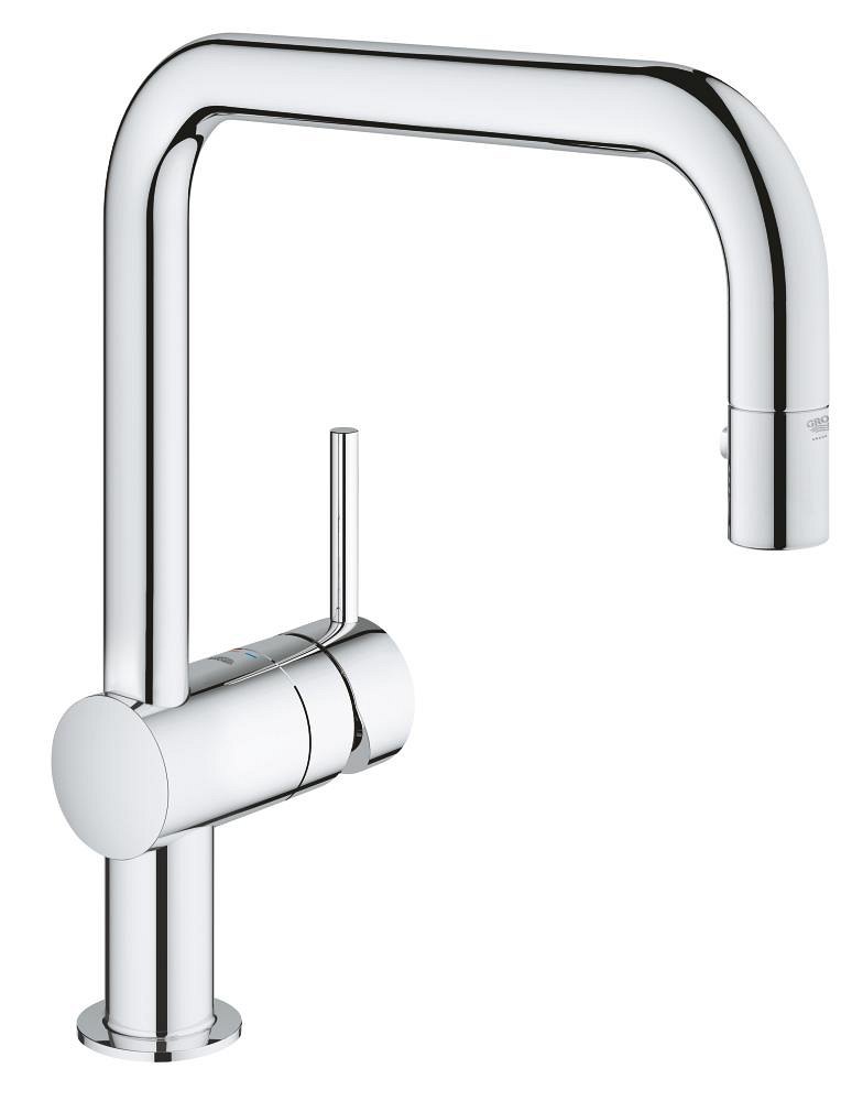 GROHE Minta Single lever sink mixer 1/2" HIGH — Chrome