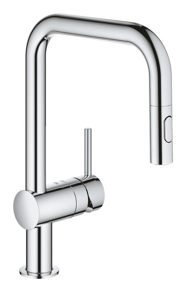 GROHE Minta Single lever sink mixer 1/2" HIGH — Chrome