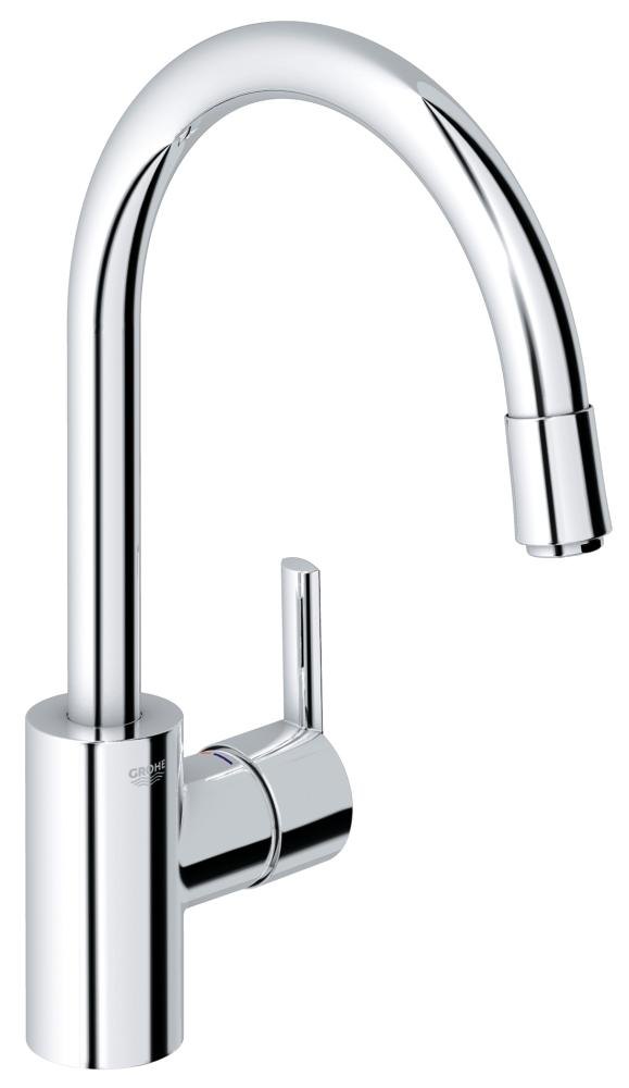 GROHE Feel Single lever sink mixer 1/2" HIGH — Chrome