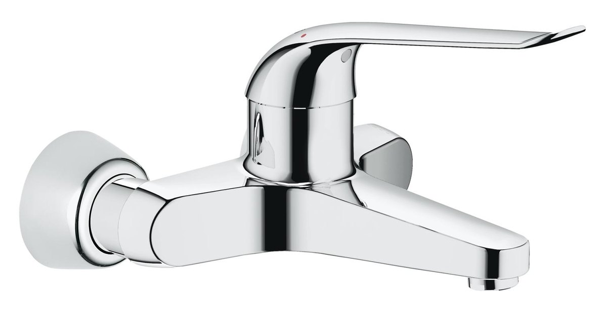 GROHE Eurosmart Care Single lever basin mixer 1/2" — Chrome