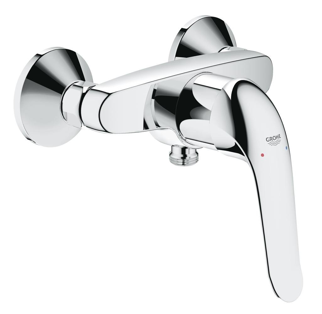 GROHE Eurosmart Care Single lever shower mixer 1/2" — Chrome