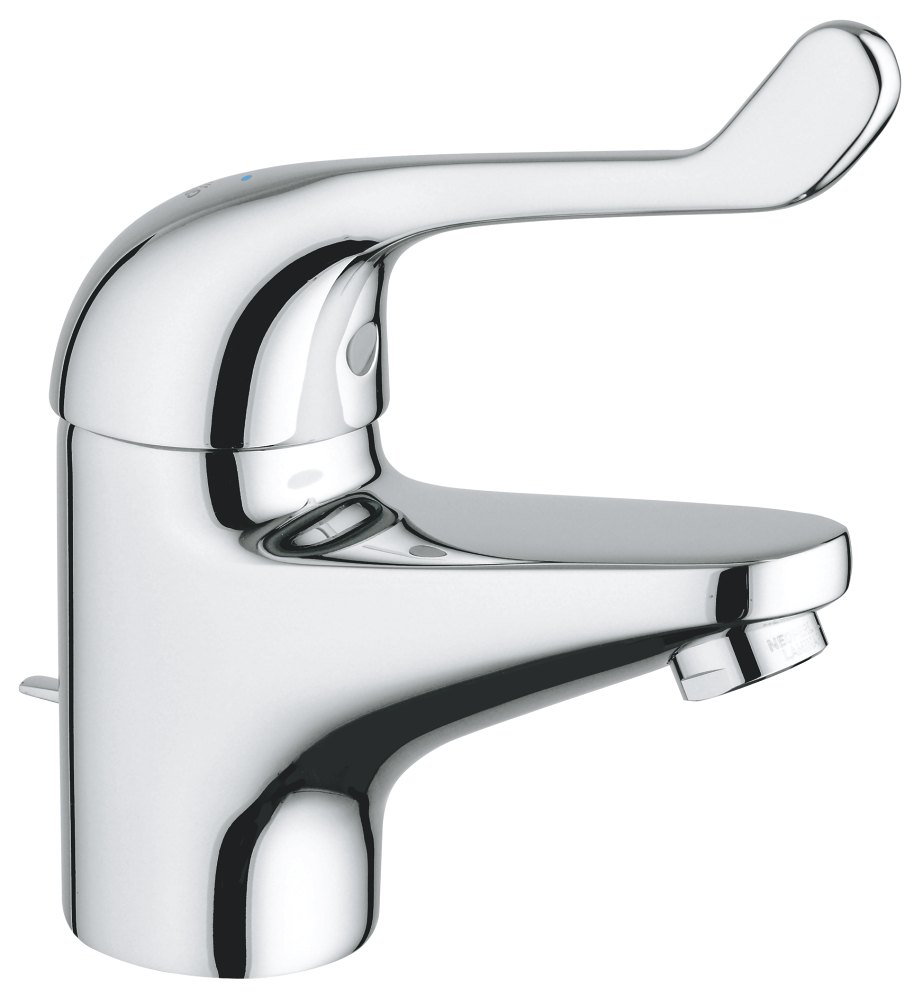 GROHE Eurosmart Care Single lever safety basin mixer 1/2" — Chrome